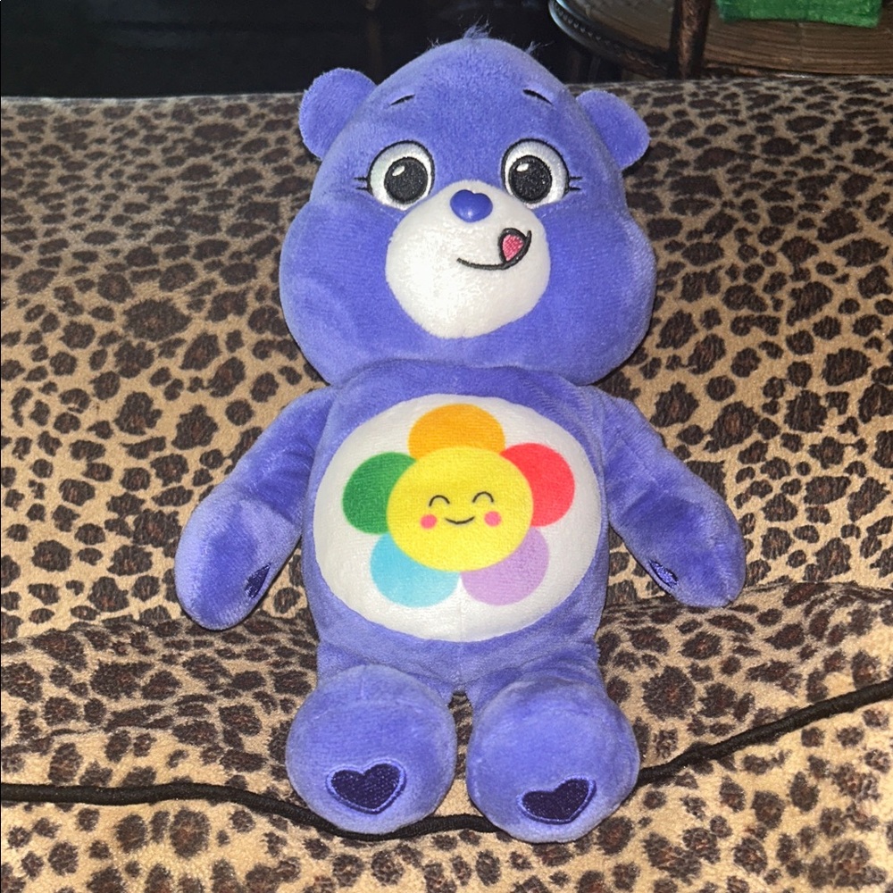 Care Bears Purple Harmony Plush Bear Toy